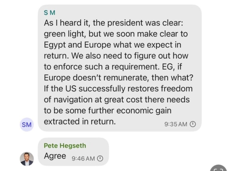 Inside the Trump National Security Team’s Chat Leak