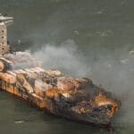 Oil Tanker and Cargo Ship Crash in North Sea